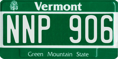 VT license plate NNP906