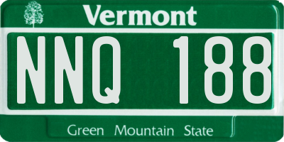 VT license plate NNQ188
