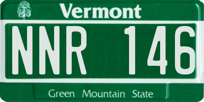 VT license plate NNR146