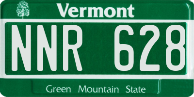 VT license plate NNR628