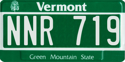VT license plate NNR719
