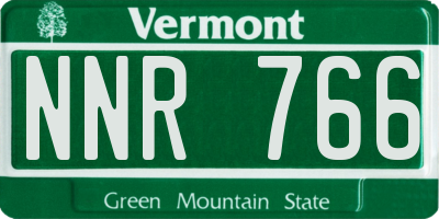 VT license plate NNR766