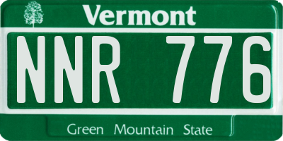 VT license plate NNR776