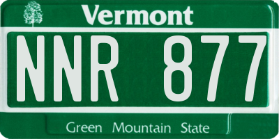VT license plate NNR877