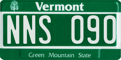VT license plate NNS090