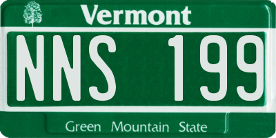 VT license plate NNS199
