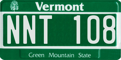 VT license plate NNT108