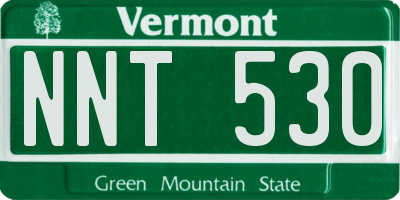 VT license plate NNT530