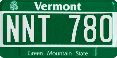 VT license plate NNT780