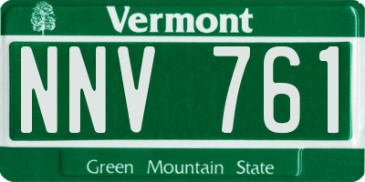 VT license plate NNV761