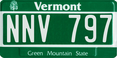 VT license plate NNV797