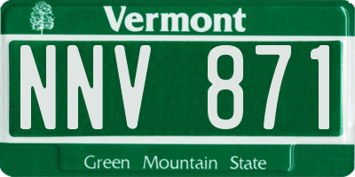 VT license plate NNV871