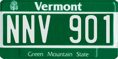 VT license plate NNV901