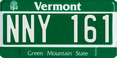VT license plate NNY161