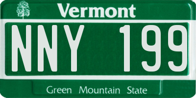 VT license plate NNY199