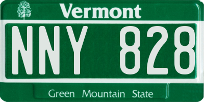VT license plate NNY828