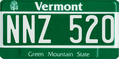 VT license plate NNZ520