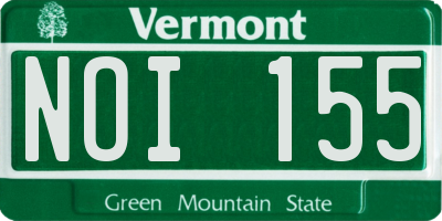 VT license plate NOI155