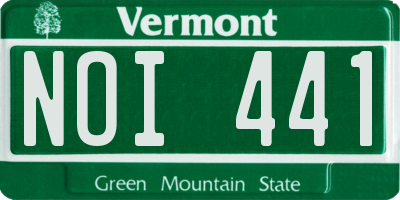 VT license plate NOI441