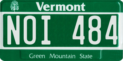 VT license plate NOI484