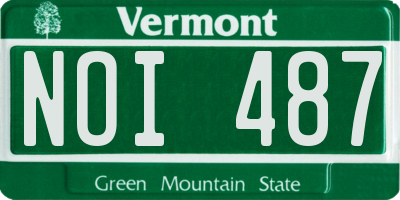 VT license plate NOI487