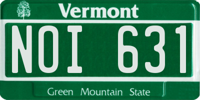 VT license plate NOI631
