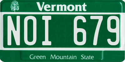 VT license plate NOI679