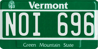 VT license plate NOI696
