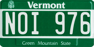 VT license plate NOI976