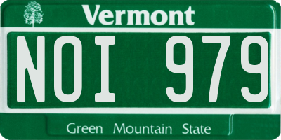 VT license plate NOI979
