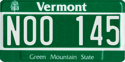 VT license plate NOO145