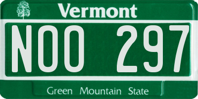 VT license plate NOO297