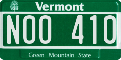 VT license plate NOO410