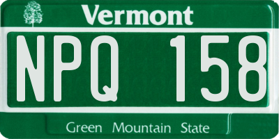 VT license plate NPQ158