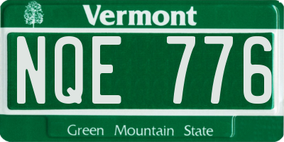 VT license plate NQE776