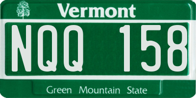 VT license plate NQQ158