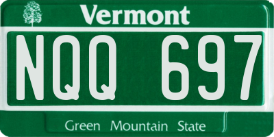 VT license plate NQQ697