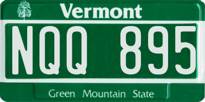 VT license plate NQQ895
