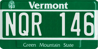 VT license plate NQR146