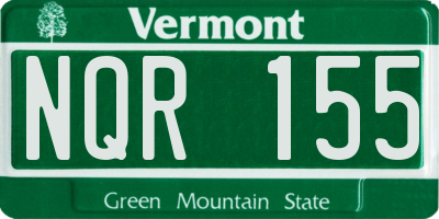 VT license plate NQR155