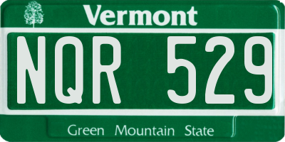 VT license plate NQR529