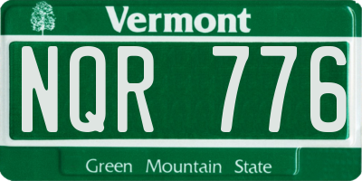 VT license plate NQR776