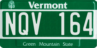 VT license plate NQV164