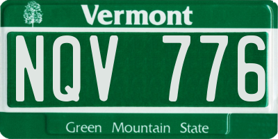 VT license plate NQV776