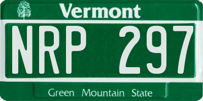VT license plate NRP297