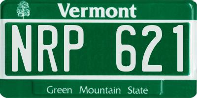 VT license plate NRP621