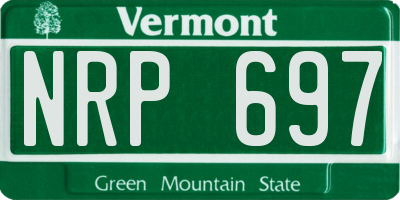 VT license plate NRP697
