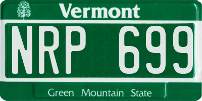 VT license plate NRP699