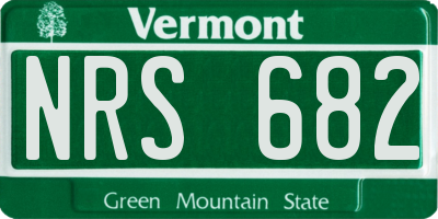 VT license plate NRS682