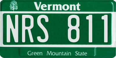 VT license plate NRS811